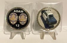 Cool  ADAM 12 LAPD Silver  Colored Roped Edge Remembrance Coin picture