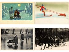 WINTERSPORT INCL. Vintage SKIING 30 Postcards Pre-1940 (L5983) picture