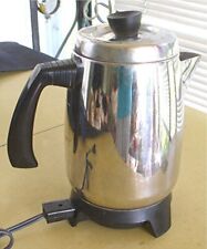 VTG WEST BEND STAINLESS STEEL 6-9 CUP AUTOMATIC COFFEE PERCOLATOR 7260E picture