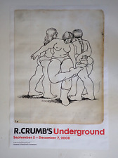 2008 Robert Crumb Art Show Poster Philadephia ICA Museum  3 Graces picture