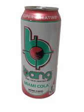 VPX Bang Miami Cola Energy Drink 16 fl oz New Sealed Discontinued Collectible  picture