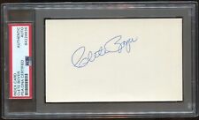 Clete Boyer d2007 signed autograph auto 3x5 card Baseball Player Kansas City picture