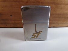 VINTAGE 1961 ZIPPO - SANTA FE DRILLING - DRILL HISTORY ENGRAVED ON BACK picture