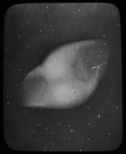 DUMB BELL NEBULA IN VULPECULA C1900 ANTIQUE Magic Lantern Slide ASTRONOMY PHOTO picture