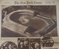 1921 New York Times WORLD SERIES Yankees Giants Baseball JOHN MACREADY Post War picture