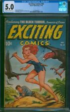 Exciting Comics #64 ⭐ CGC 5.0 ⭐ Schomburg GGA Cvr Golden Age Canadian 1948 picture