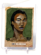 2016 Topps The Walking Dead Sascha Auto By Jason Brower Hand Drawn Sketch 1/1  picture