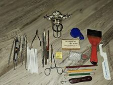 Lot of Vintage Stainless DENTAL DENTIST TOOLS Instruments HU FRIEDY OTHERS picture