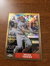 2022 Topps Chrome - 1987 Topps Baseball #87BC-1 Mike Trout picture