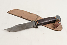 Vintage RH PAL-35 U.S.N. Mark 1 USN MK1 Combat Knife with sheath picture