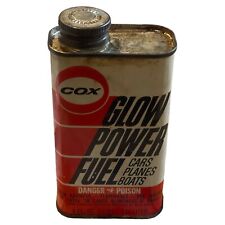 Vintage 1970’s COX Glow Power Fuel 8 Ounce Can 15% Remains picture