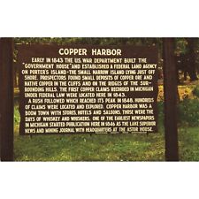 Postcard The Copper Harbor Story Vintage Chrome Unposted 1939-1970s picture