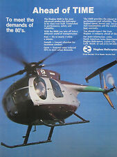 2/1980 PUB HUGHES HELICOPTERS CULVER CITY HUGHES 500D HELICOPTER ORIGINAL AD picture