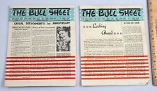 Lot of 2 Vintage 1943 The Bull Sheet Newsletters U.S. Army China Burma India CBI picture