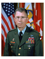 United States Army General Edwin H. Burba, Jr. 8x10 Photo #2 On 8.5