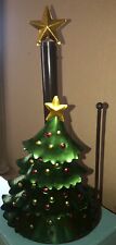 Gorgeous Metal Christmas Tree Paper Towel Holder Dispenser ￼fun picture