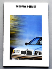 1991 BMW 3 SERIES PRESTIGE SALES BROCHURE CATALOG ~ REVISED 3/1991 ~ 44 PAGES picture