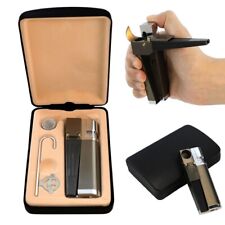 4 in 1 Set Portable Metal Lighter & Pipe Foldable Smoking pipe w/Screen Gift *US picture