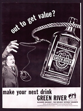1937 Print Ad Green River Blended Whiskey picture