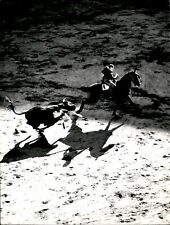 LD346 1966 Original Photo HORSEBACK PICADOR TERCIO DE VARAS SPANISH BULLFIGHTING picture