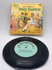 1972  Walt Disney's Mary Poppins 33 1/3 RPM Record  4 Songs Disneyland picture