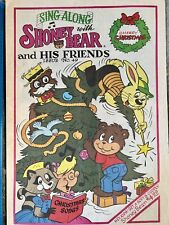 Vintage 1991 Shoney’s Kid’s Menu, Sing Along With Shoney Bear, Christmas Carols picture