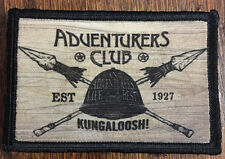 Adventurers Club Kungaloosh Morale Patch Disney Pleasure Island Pith Helmet picture