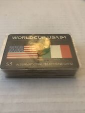 1994 FIFA WORLD CUP SOCCER 24 TELEPHONE CARD SET NEW SEALED picture