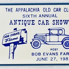 1982 Bob Evans Farms Appalachia Car Club Antique Show Bidwell Rio Grande Ohio picture