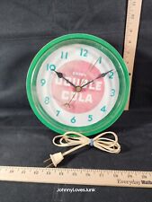 Vintage Drink Double Cola Advertising Clock Works Runs Keeps Time picture