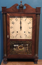 Early 19th Century Eli Terry & Son Wooden Column Pillar Mantle Clock Plymouth CT picture