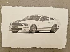 Shelby GT500 Mustang by Danny Day Original Pencil Drawing picture
