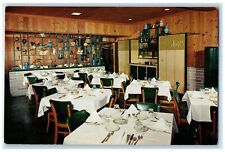 c1960's Hanle's Restaurant And Liquors Dining Room Marathon Florida FL Postcard picture