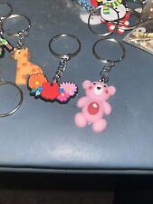 Lot Of 8 Random Silicone Key Chains picture