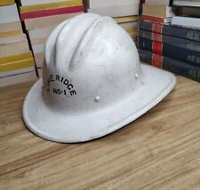 Bullard Firedome White Firefighter Helmet Size unknown Hard Boiled picture
