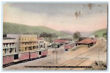 c1910's Callicoon New York NY And Valley Looking West Depot Station Postcard picture