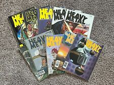 Lot of 10 vintage Heavy Metal Magazine 1977-1982 Adult Fantasy Illustrated picture