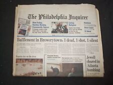 1996 OCT 27 PHILADELPHIA INQUIRER - JEWELL CLEARED IN ATLANTA BOMBING - NP 7446 picture