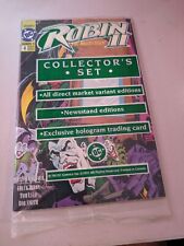 Robin II The Joker's Wild Collectors Set #4 Sealed w/Card & 2 Comics 1991 DC picture
