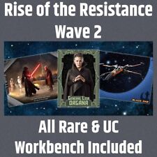 Topps Star Wars Card Trader Rise of the Resistance Wave 2 All Rare/UC + WB picture