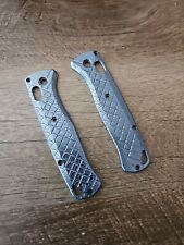 Black engraved FRAG cnc milled Titanium Scales for Benchmade Bugout 535 picture