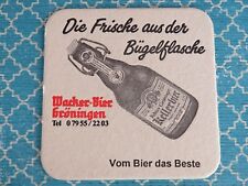 Beer Coaster ~ 1997 Brauerei Wacker Gröningen (Closed) — Satteldorf-Gröningen DE picture