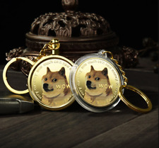 Doge Coin  New Authentic Design with Golden Keychain Meme Coin picture