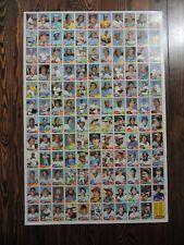 1981 Topps Traded Uncut Complete Set Baseball Card Sheet Valenzuela Raines  picture