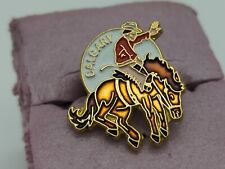 Calgary Stampede & Rodeo LAPEL Pin HORSE COWBOY VINTAGE  picture