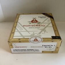 Montecristo White Series Especial No. 1 Cigar Box, 7.25” x 6.75” x 2.5”, Exc picture