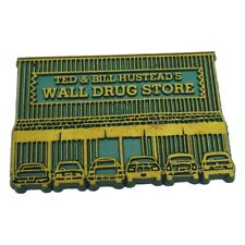 Vintage Ted and Bill Husteads Wall Drug Store Fridge Magnet Souvenir Collectible picture