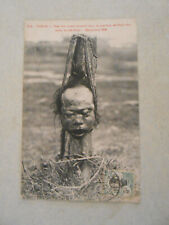 CPA tonkin pirate head beheaded Phuc Yen province nephew of Dê tham 1908 picture