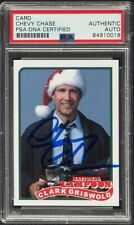 National Lampoon's Christmas Vacation Custom Card Chevy Chase Signed PSA Auto picture