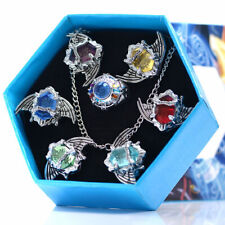 Anime Katekyo Hitman Reborn Vongola Metal Rings Cosplay Necklace Gift 7pcs/box picture